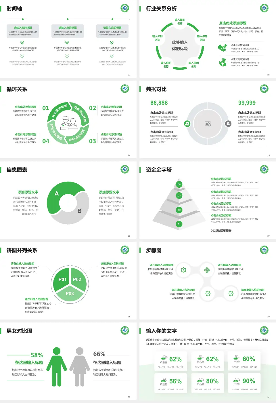 广州市天河区中医医院医院管理报告PPT模板16:9格式幻灯片预览图4