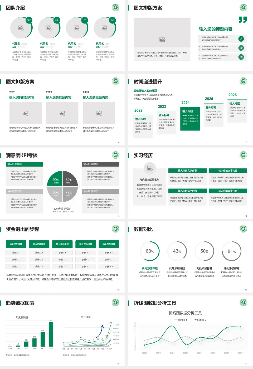 增城市新塘医院培训与教育PPT模板16:9格式幻灯片预览图3