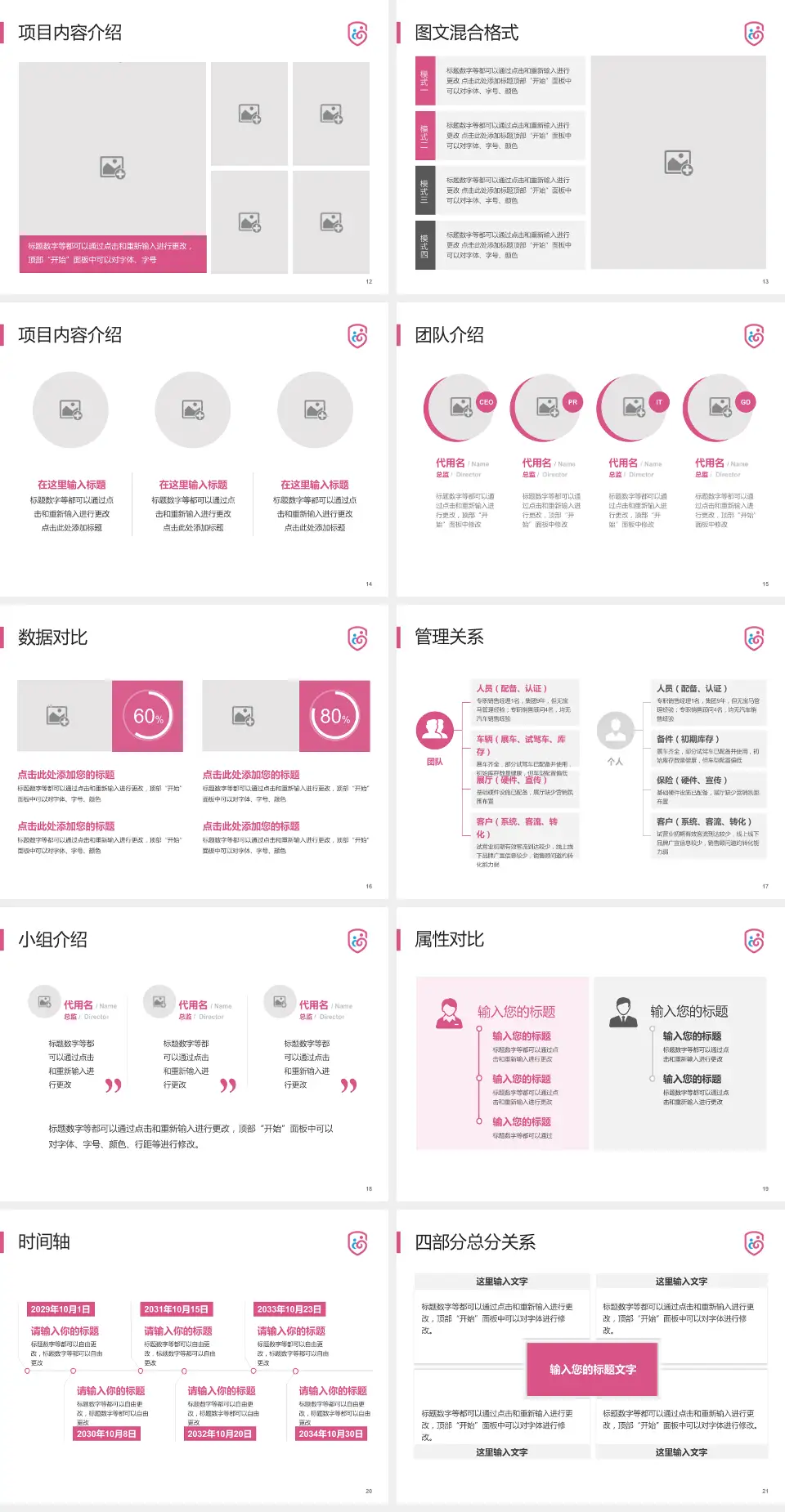 广州市番禺区何贤纪念医院科室介绍与推广PPT模板4:3格式幻灯片预览图3