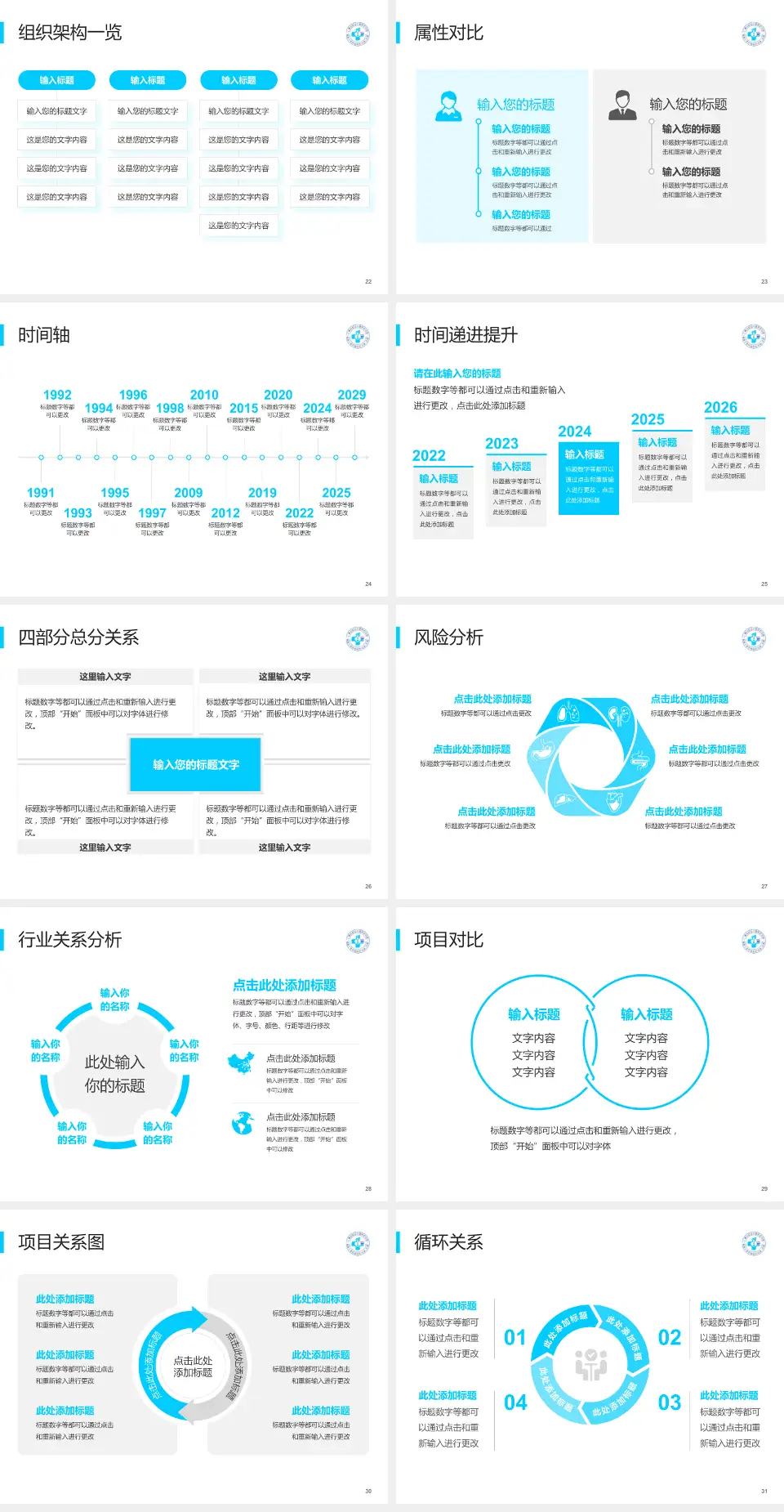 广州市妇女儿童医疗中心（珠江新城院区）医疗行业比赛专用PPT模板4:3格式幻灯片预览图4