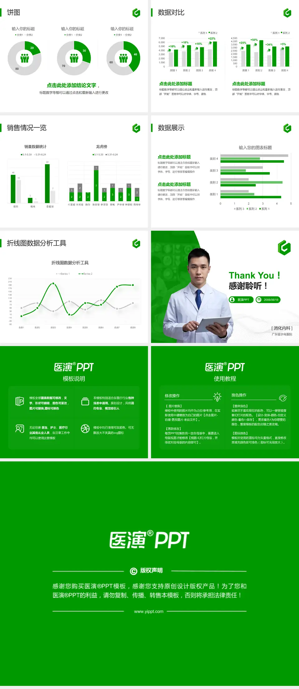 广东省水电医院病例分享与讨论PPT模板4:3格式幻灯片预览图4