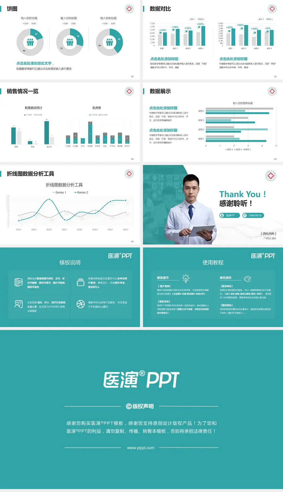 广州东仁医院病例分享与讨论PPT模板16:9格式幻灯片预览图4