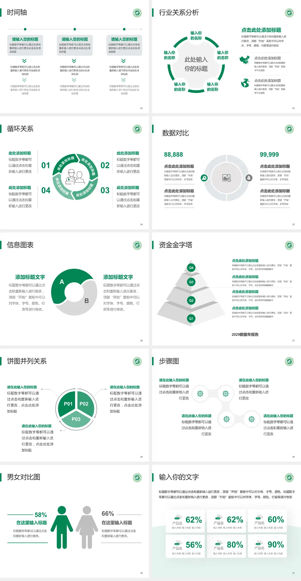 增城市新塘医院医院管理报告PPT模板4:3格式幻灯片预览图4