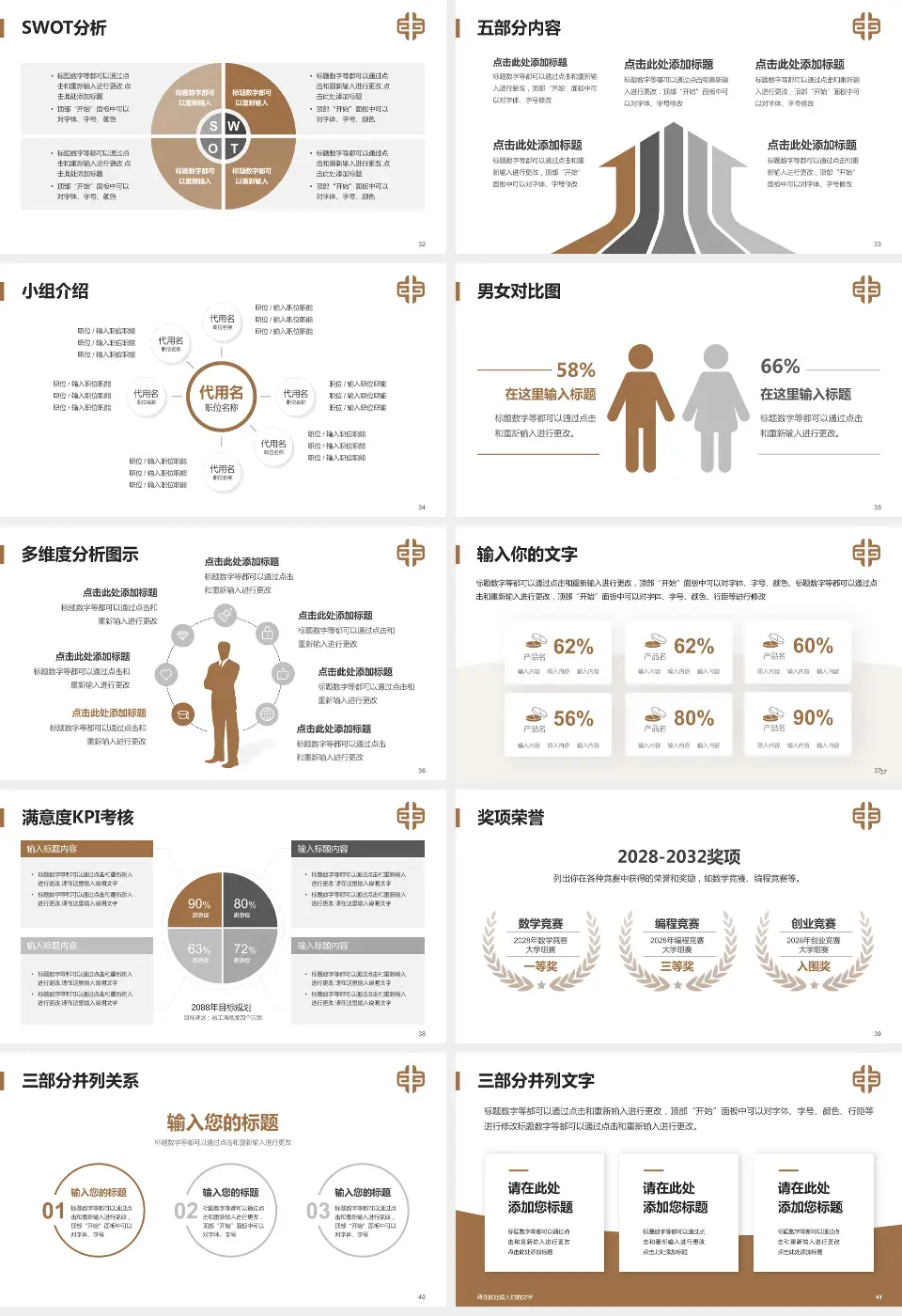 广州市中西医结合医院医疗行业比赛专用PPT模板16:9格式幻灯片预览图5