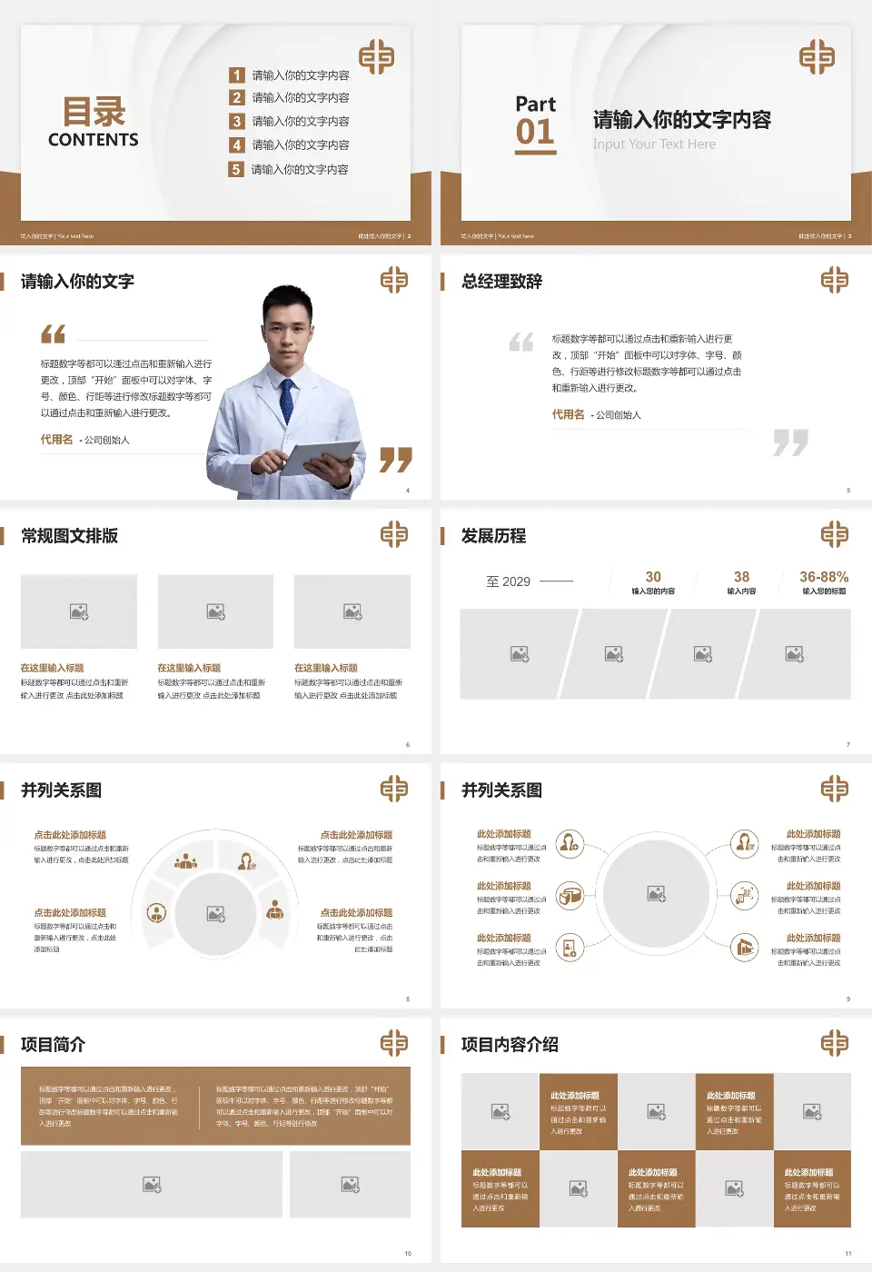 广州市中西医结合医院医院管理报告PPT模板16:9格式幻灯片预览图2