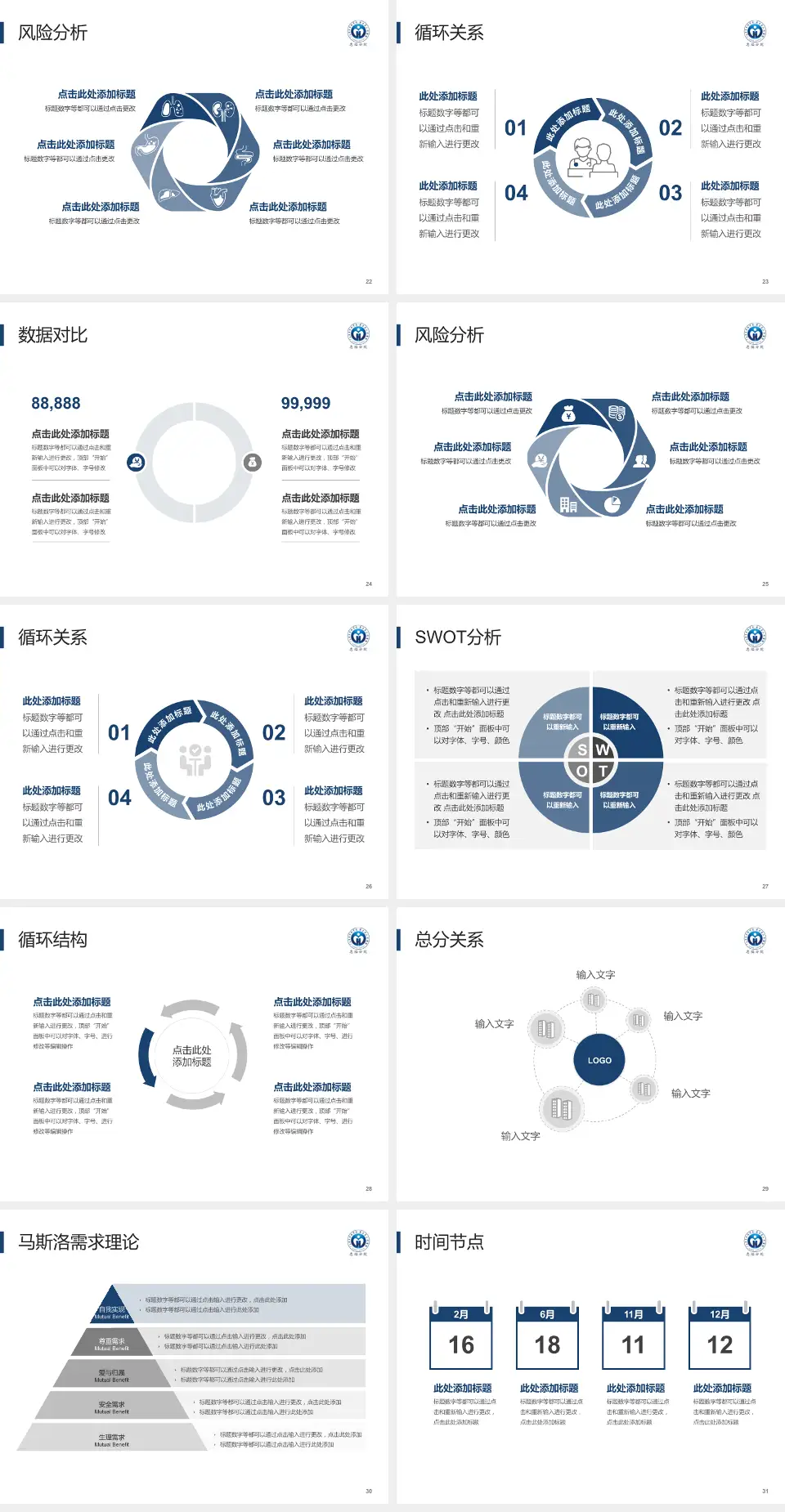 广东省人民医院惠福分院科研成果展示PPT模板4:3格式幻灯片预览图4
