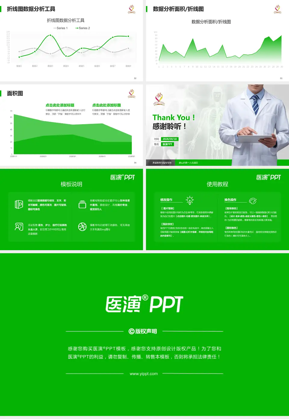 佛山市第一人民医院患者教育与指导PPT模板16:9格式幻灯片预览图7