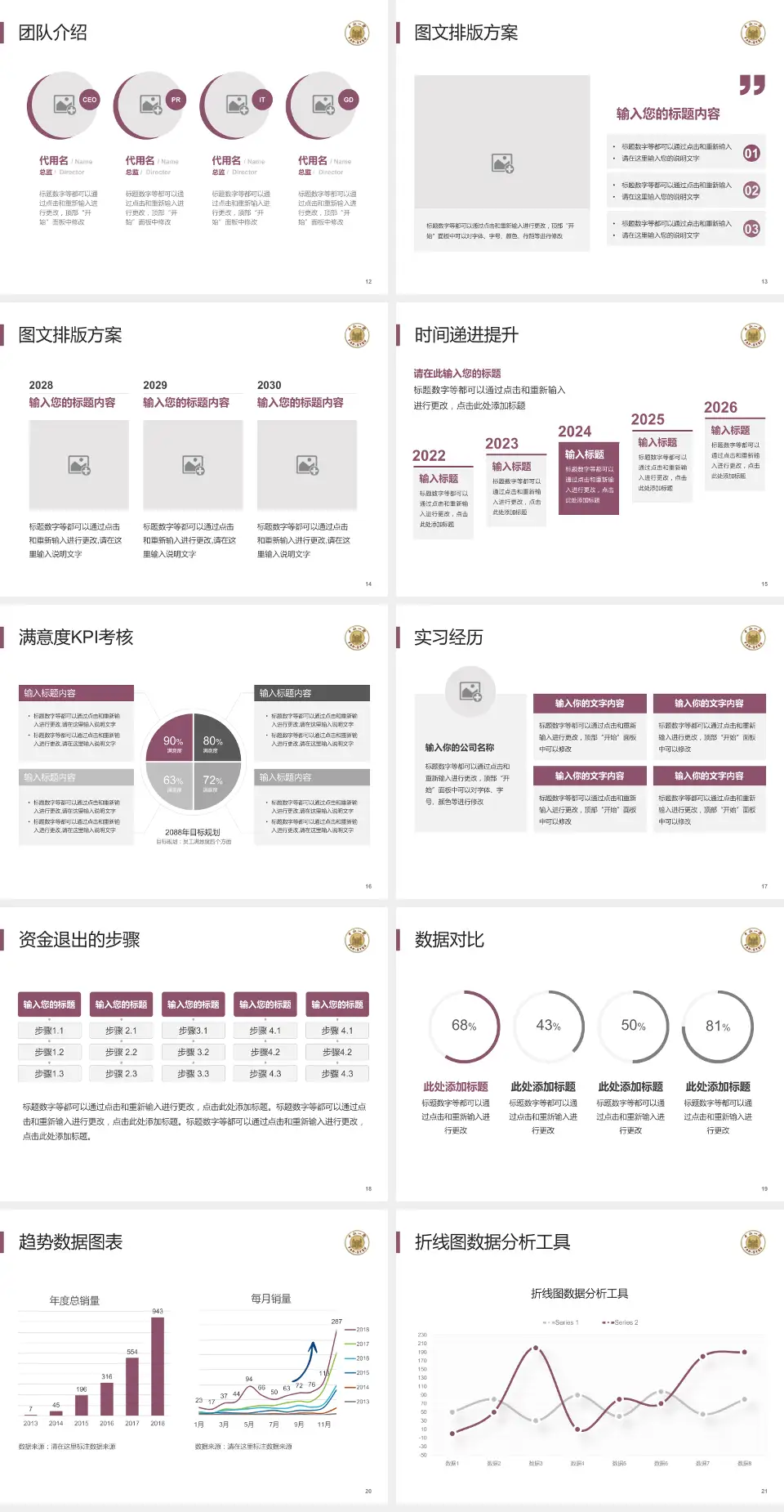 中山大学附属第一医院惠亚医院培训与教育PPT模板4:3格式幻灯片预览图3
