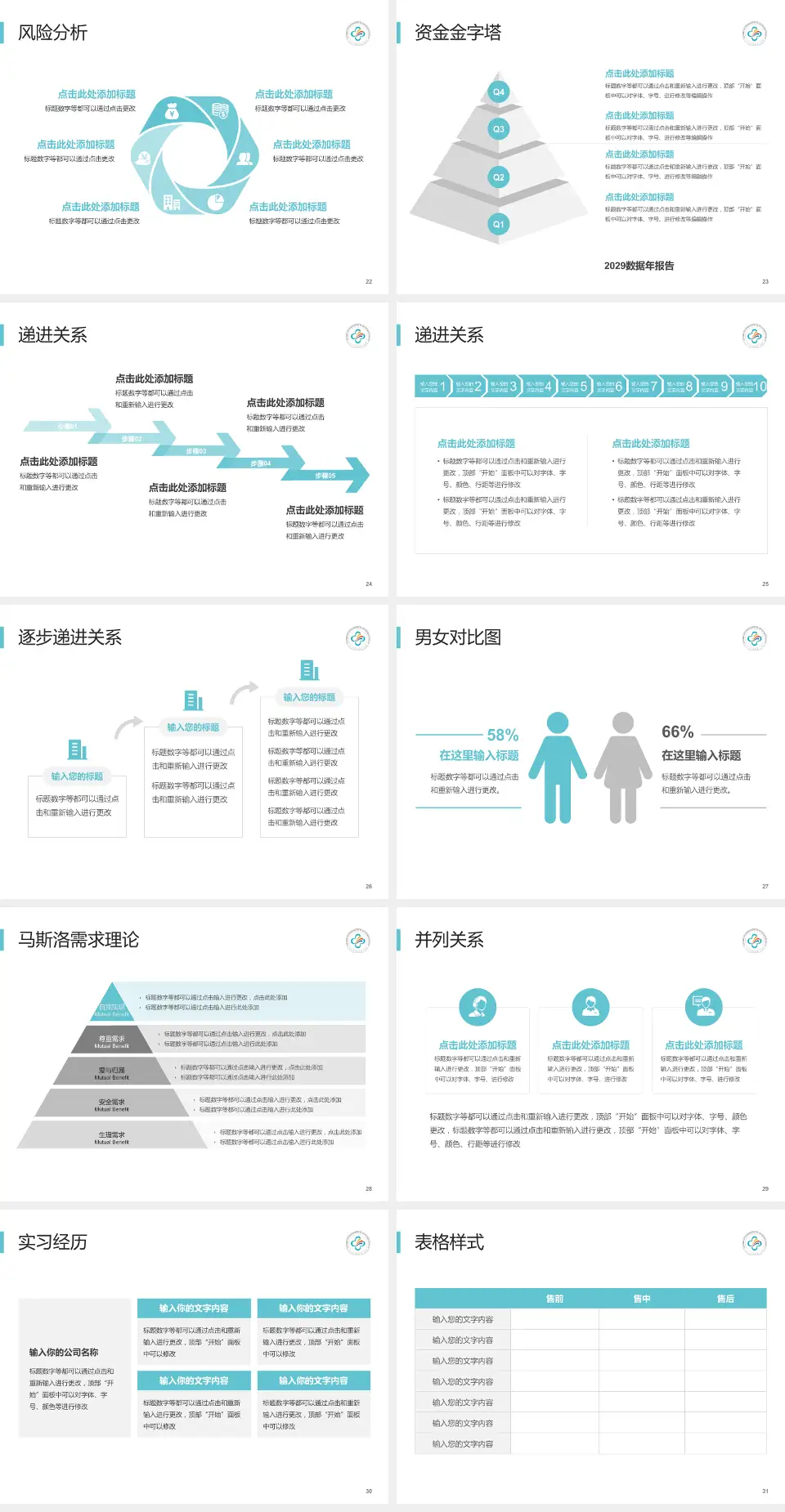 中山大学附属第三医院项目申请与汇报PPT模板4:3格式幻灯片预览图4