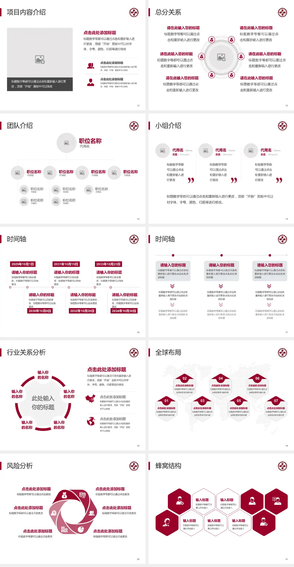 南方医科大学惠州协和医院会议与研讨会PPT模板4:3格式幻灯片预览图3