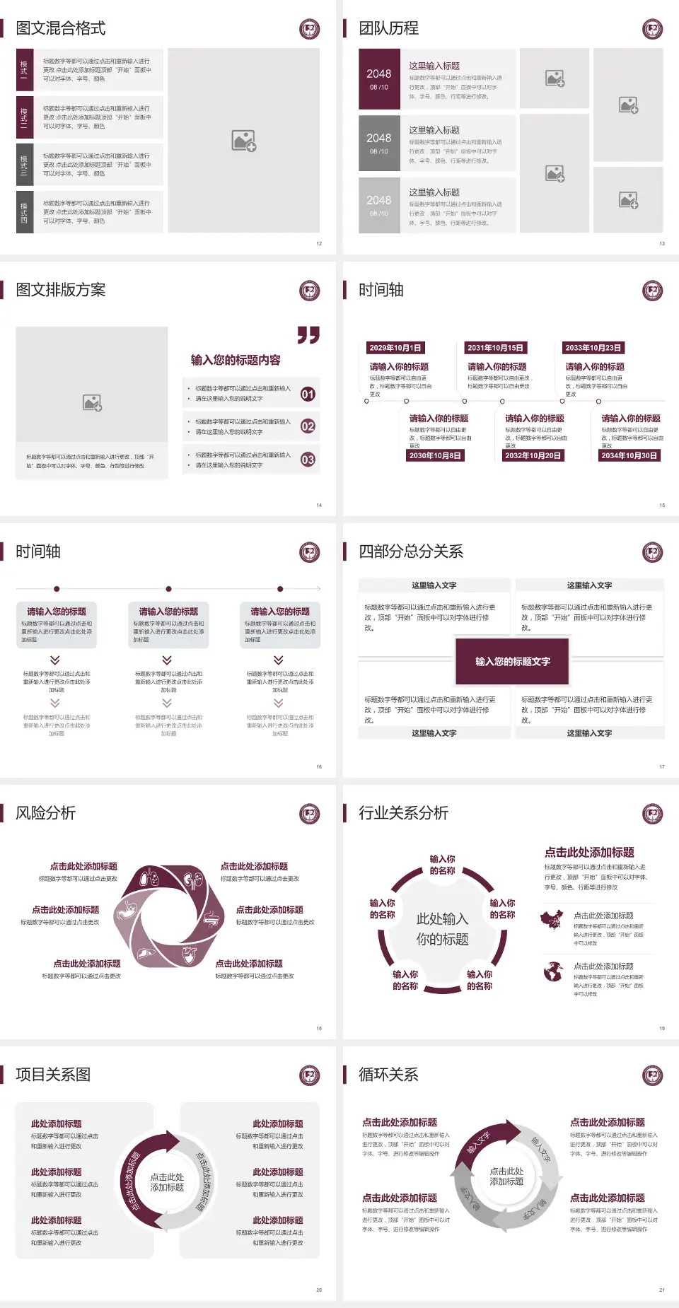 中国医学科学院阜外医院深圳医院项目申请与汇报PPT模板4:3格式幻灯片预览图3