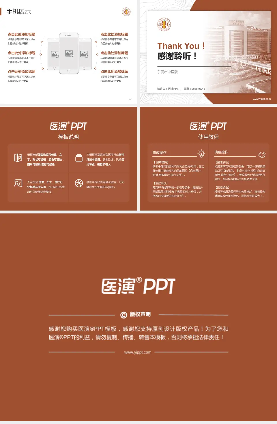 东莞市中医院医院管理报告PPT模板4:3格式幻灯片预览图7