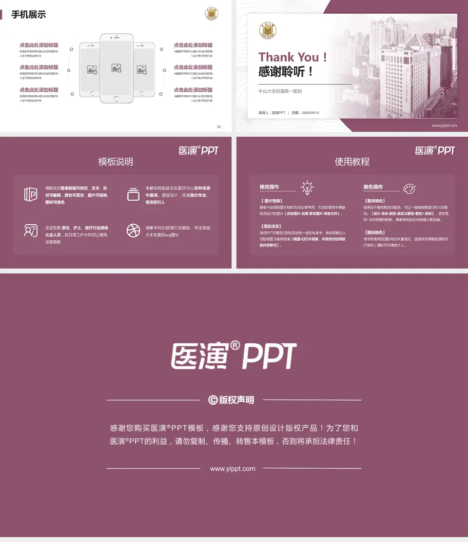 中山大学附属第一医院医院管理报告PPT模板16:9格式幻灯片预览图7
