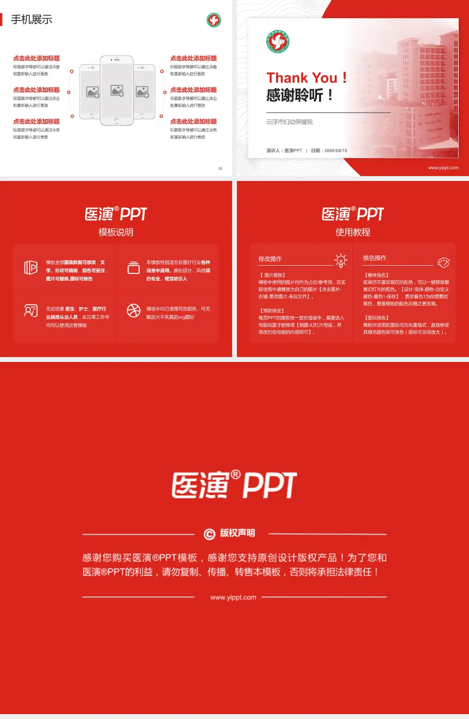 云浮市妇幼保健院医院管理报告PPT模板4:3格式幻灯片预览图7