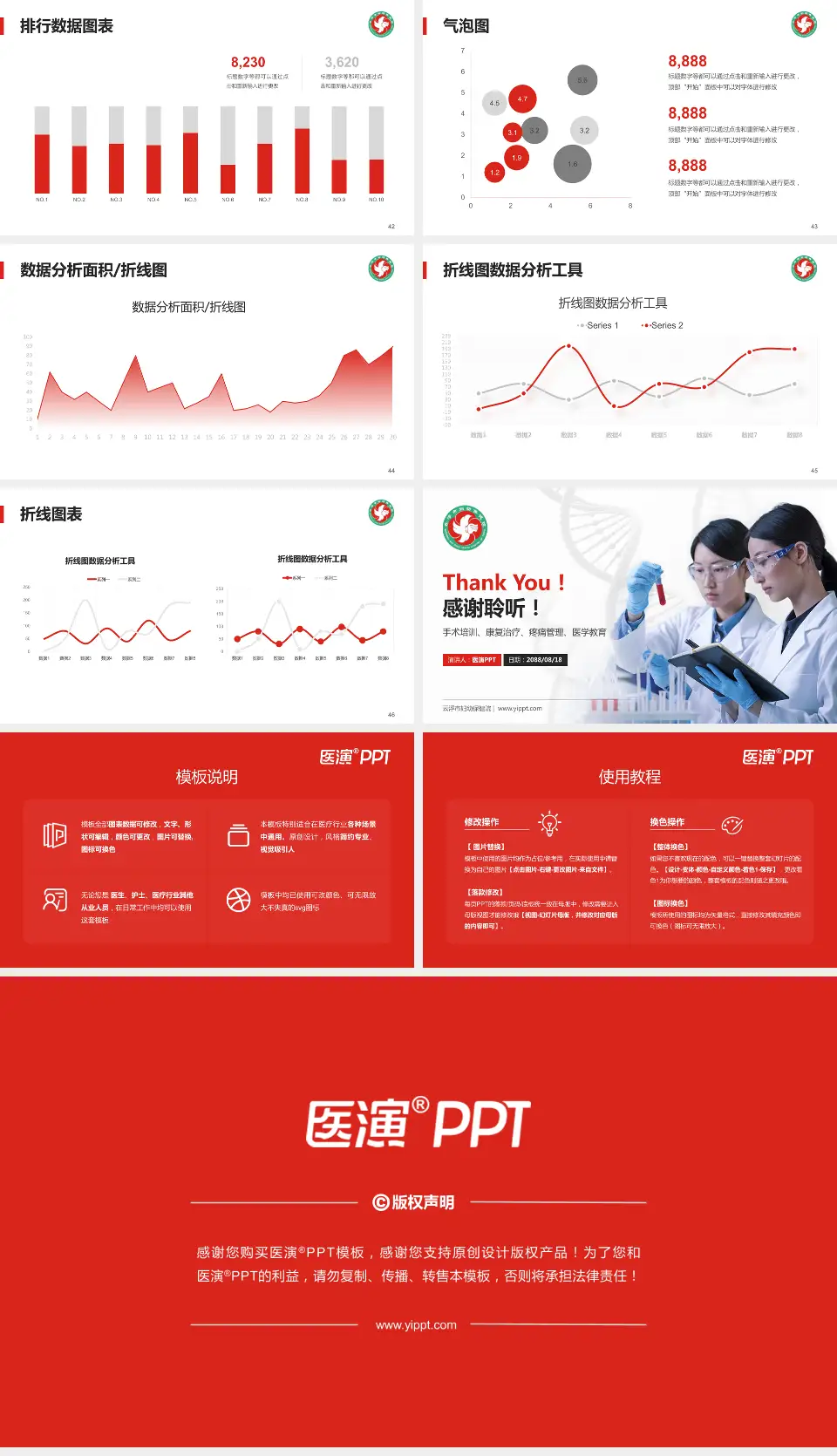 云浮市妇幼保健院科研成果展示PPT模板16:9格式幻灯片预览图6