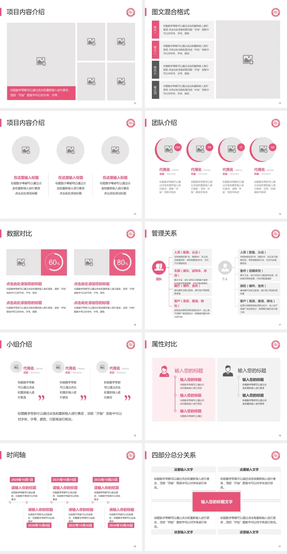 佛山市南海区妇幼保健院科室介绍与推广PPT模板4:3格式幻灯片预览图3