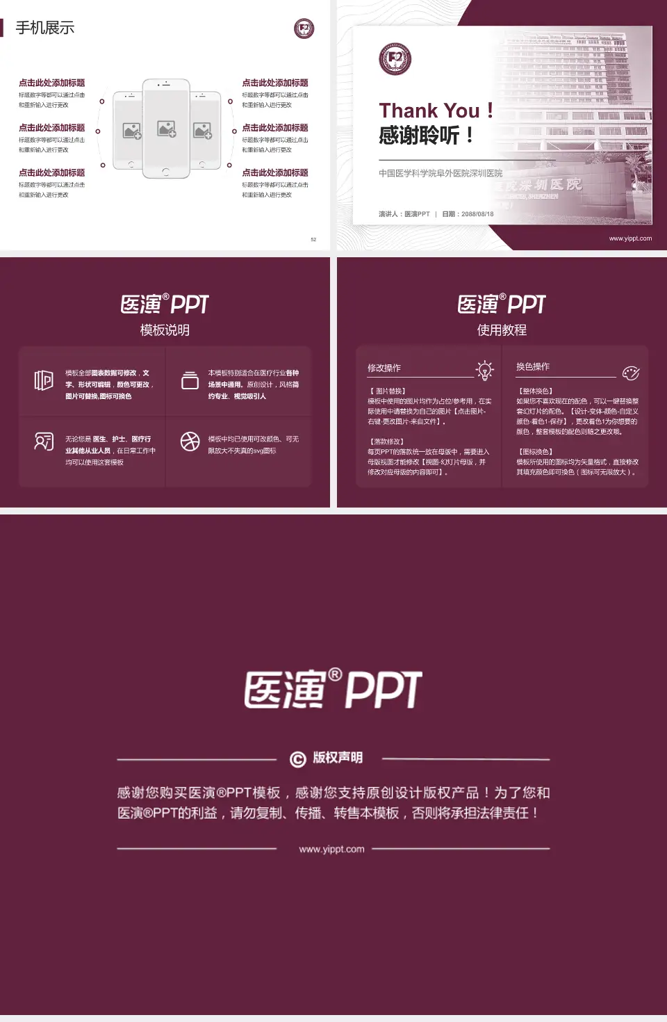 中国医学科学院阜外医院深圳医院医院管理报告PPT模板4:3格式幻灯片预览图7