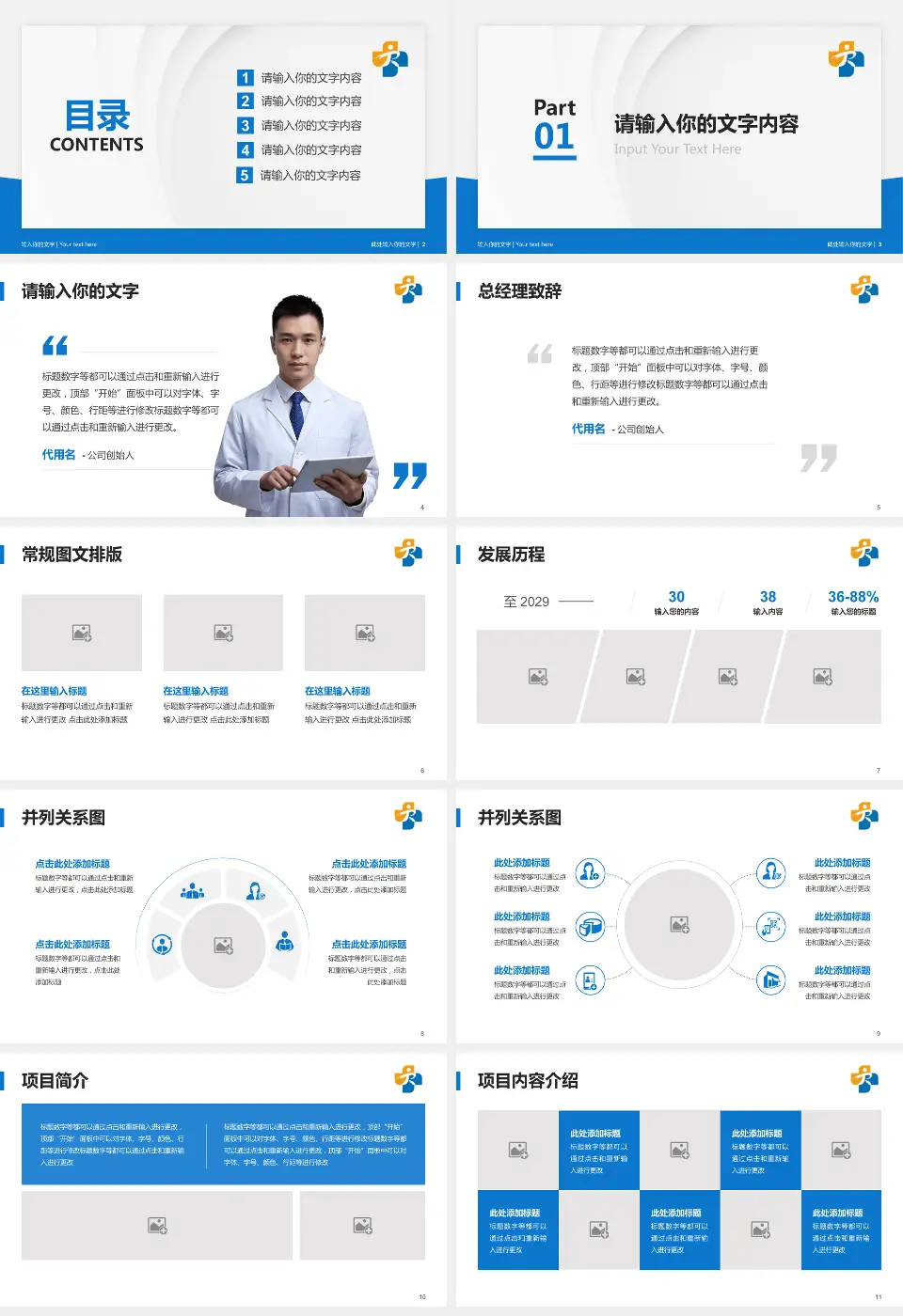 东莞市滨海湾中心医院医院管理报告PPT模板16:9格式幻灯片预览图2