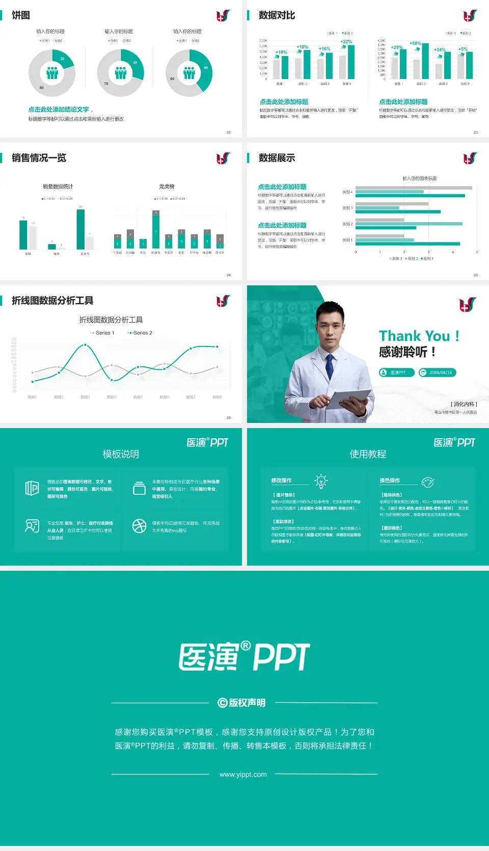 佛山市顺德区第一人民医院病例分享与讨论PPT模板16:9格式幻灯片预览图4