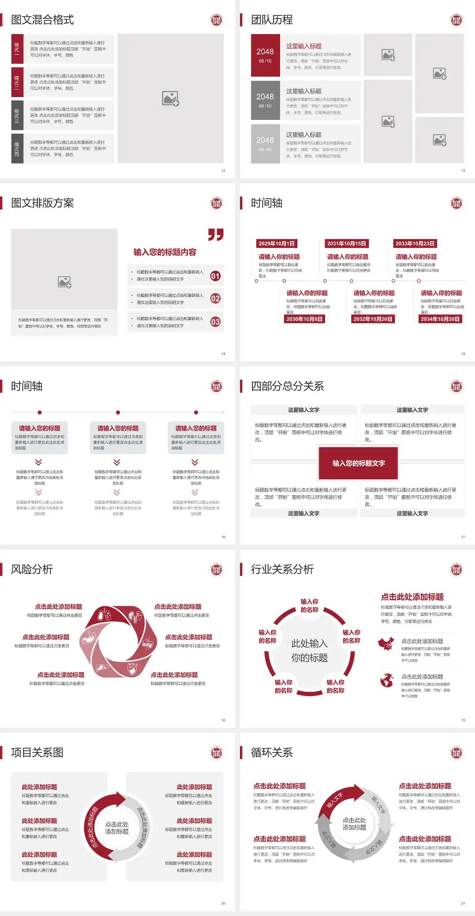 中山大学附属口腔医院项目申请与汇报PPT模板4:3格式幻灯片预览图3
