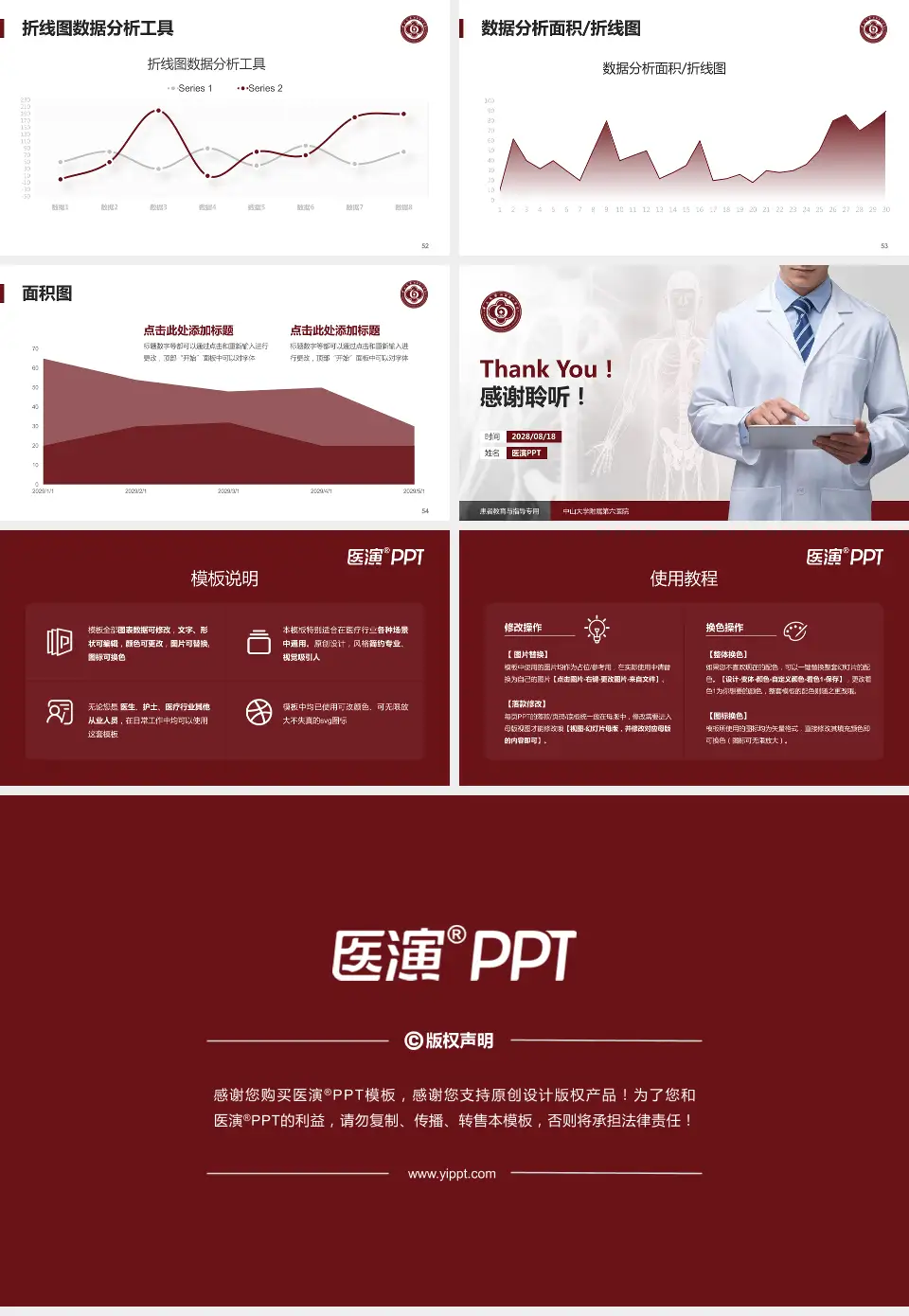 中山大学附属第六医院患者教育与指导PPT模板16:9格式幻灯片预览图7