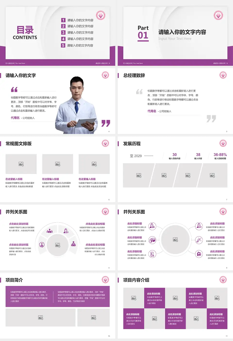 东莞市妇幼保健院医院管理报告PPT模板16:9格式幻灯片预览图2