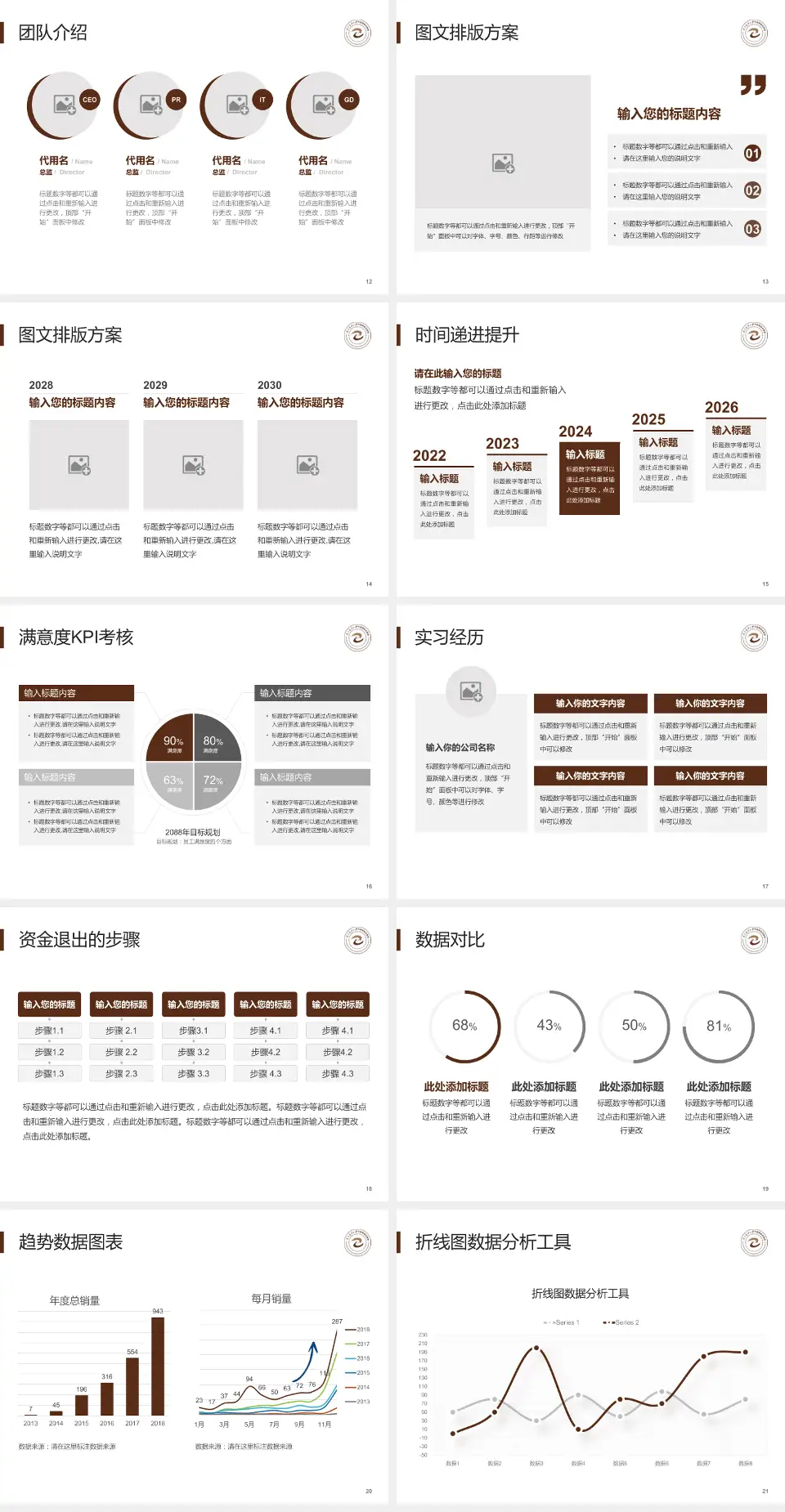 南方医科大学中西医结合医院培训与教育PPT模板4:3格式幻灯片预览图3