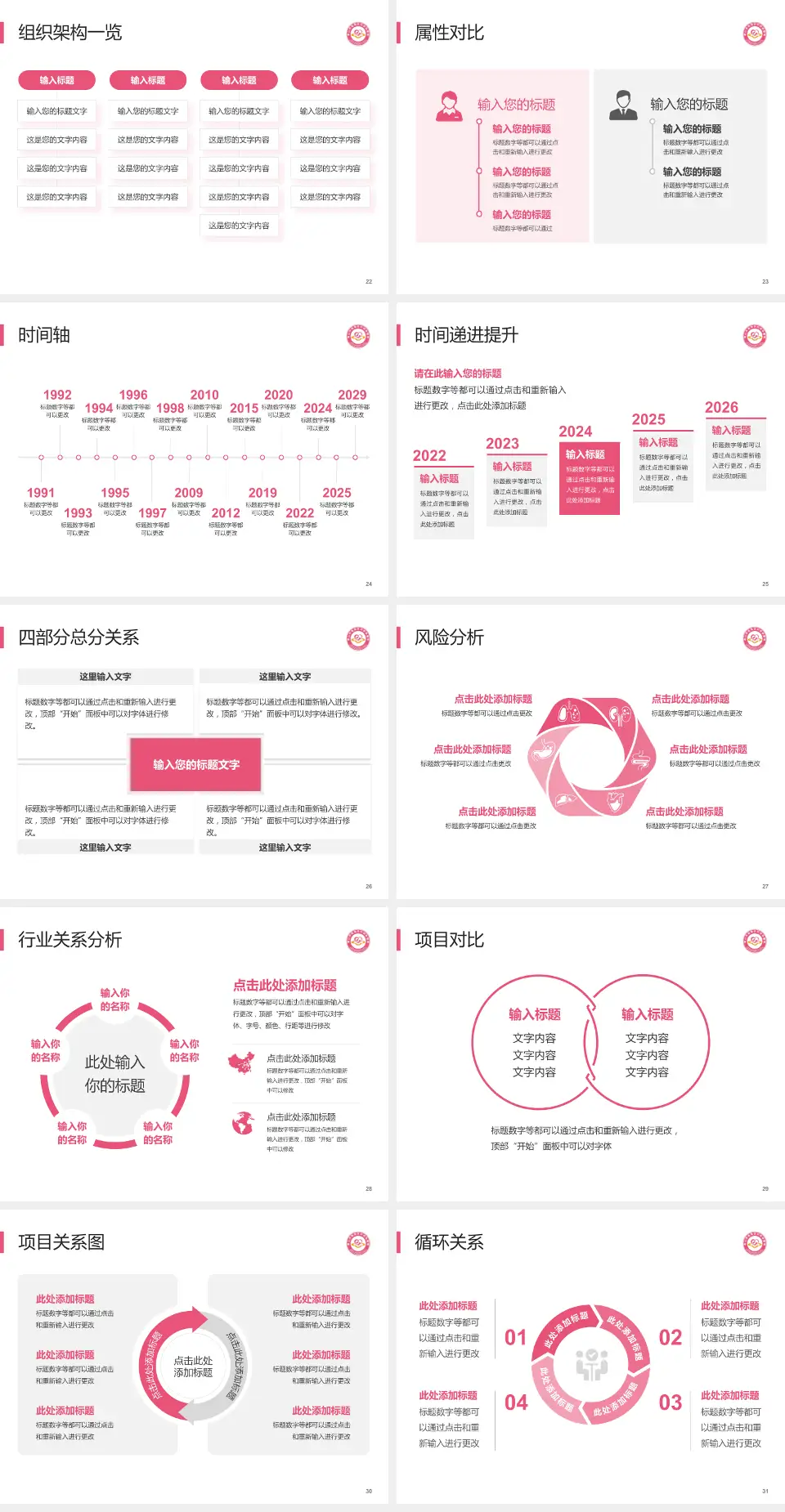 佛山市南海区妇幼保健院医疗行业比赛专用PPT模板4:3格式幻灯片预览图4