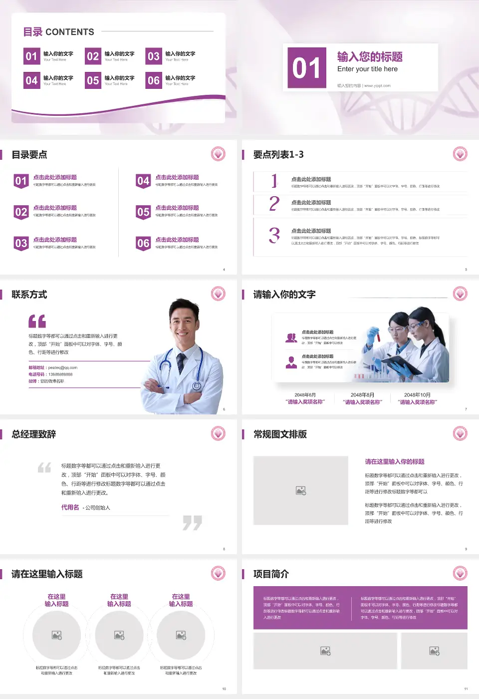 东莞市妇幼保健院项目申请与汇报PPT模板16:9格式幻灯片预览图2