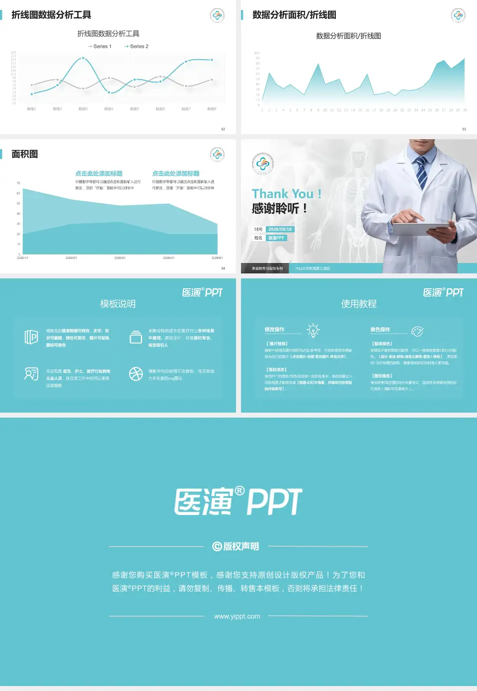 中山大学附属第三医院患者教育与指导PPT模板16:9格式幻灯片预览图7