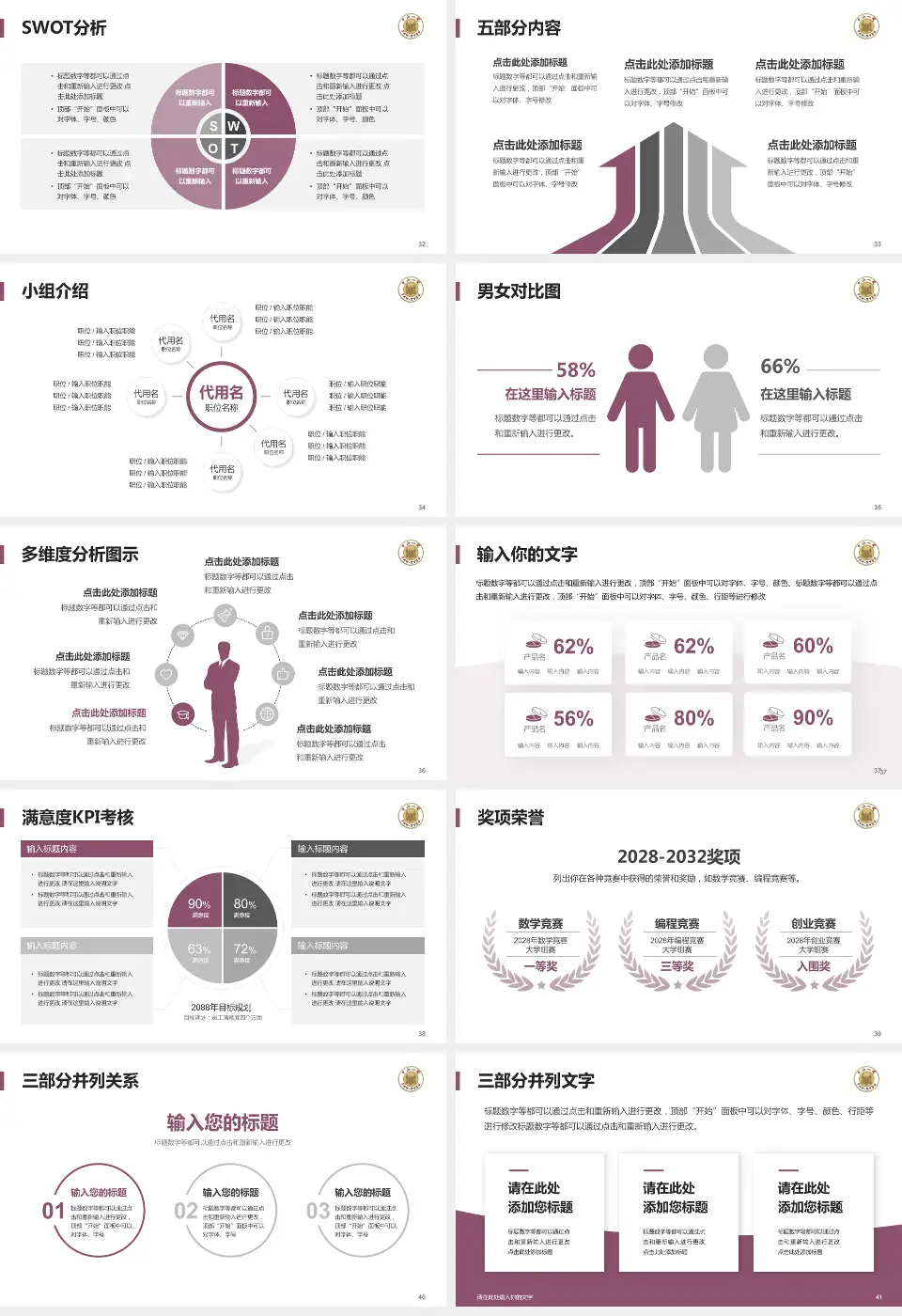 中山大学附属第一医院医疗行业比赛专用PPT模板16:9格式幻灯片预览图5