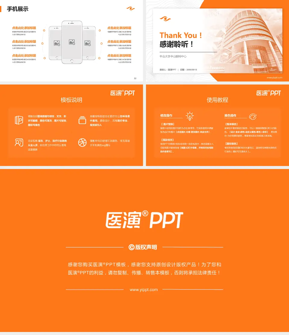 中山大学中山眼科中心医院管理报告PPT模板16:9格式幻灯片预览图7