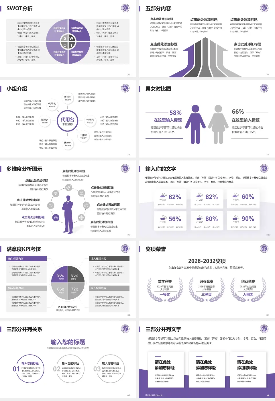 佛山市禅城区中心医院医疗行业比赛专用PPT模板16:9格式幻灯片预览图5