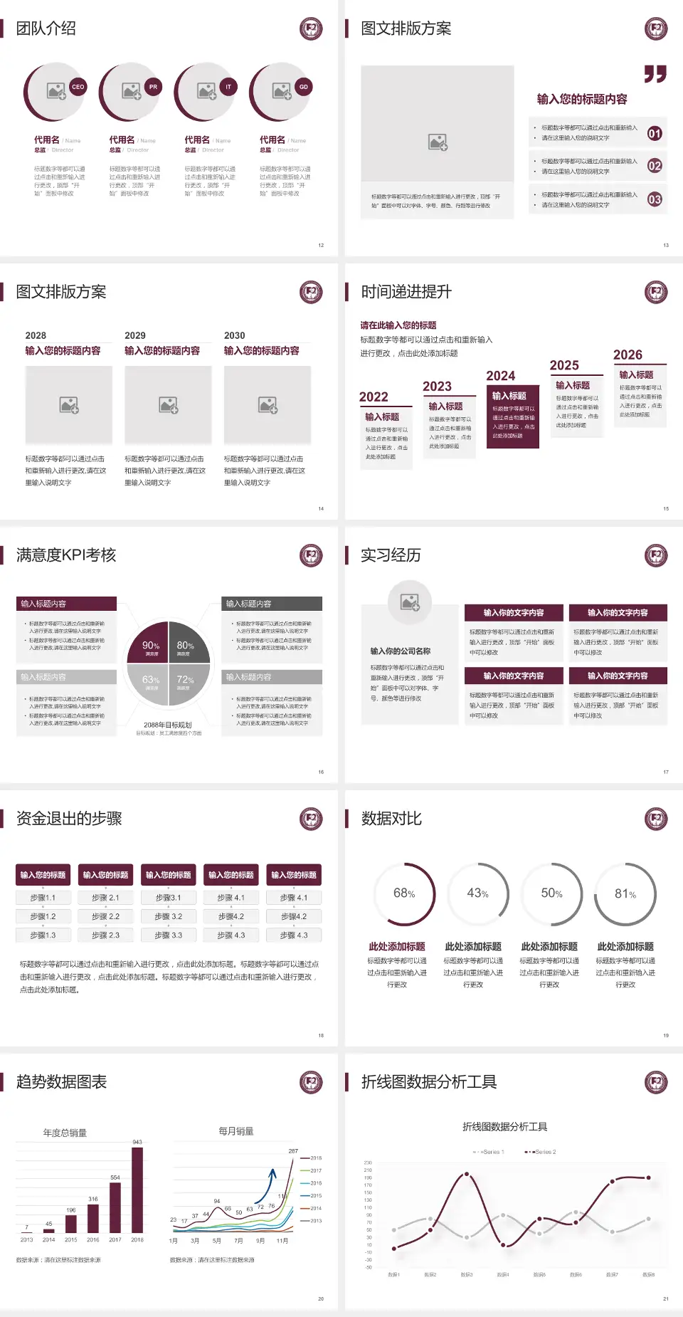 中国医学科学院阜外医院深圳医院培训与教育PPT模板4:3格式幻灯片预览图3