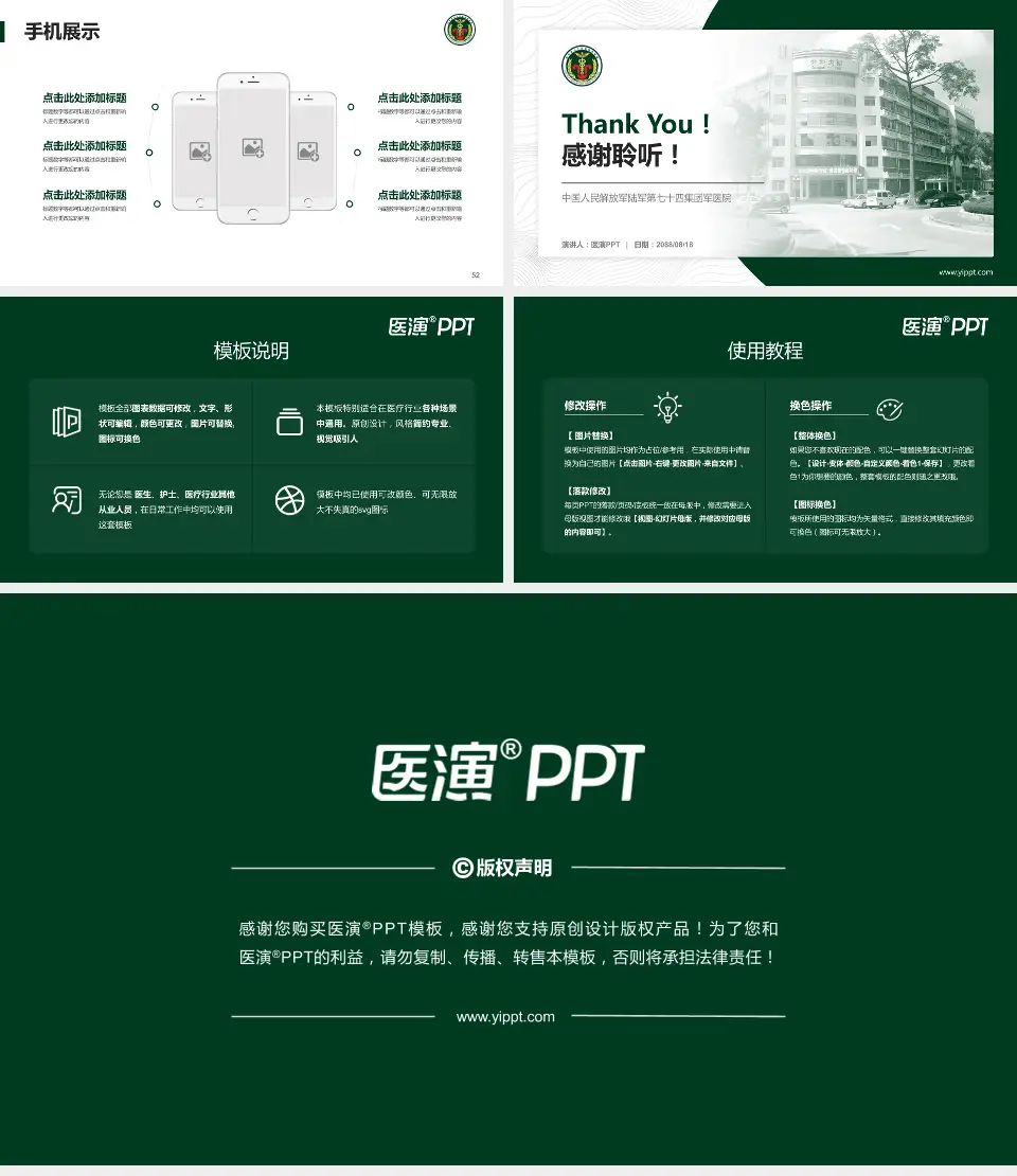 中国人民解放军陆军第七十四集团军医院医院管理报告PPT模板16:9格式幻灯片预览图7