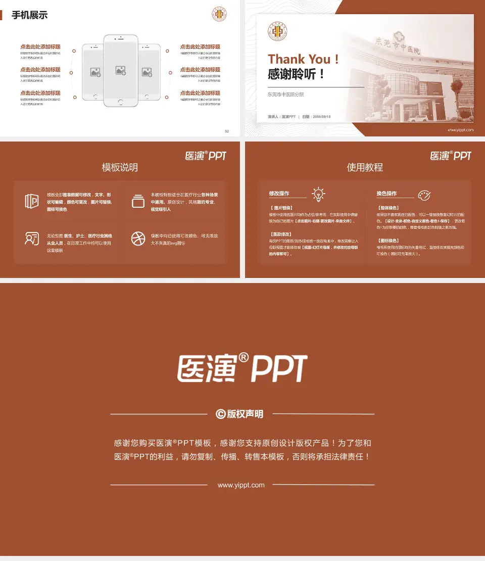 东莞市中医院分院医院管理报告PPT模板16:9格式幻灯片预览图7