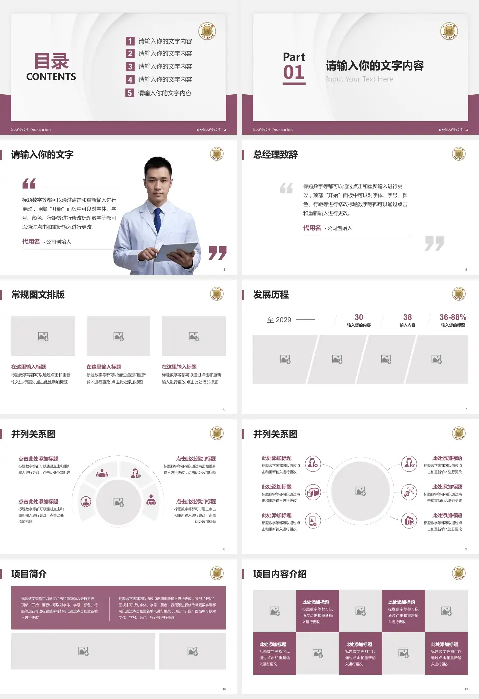中山大学附属第一医院惠亚医院医院管理报告PPT模板16:9格式幻灯片预览图2