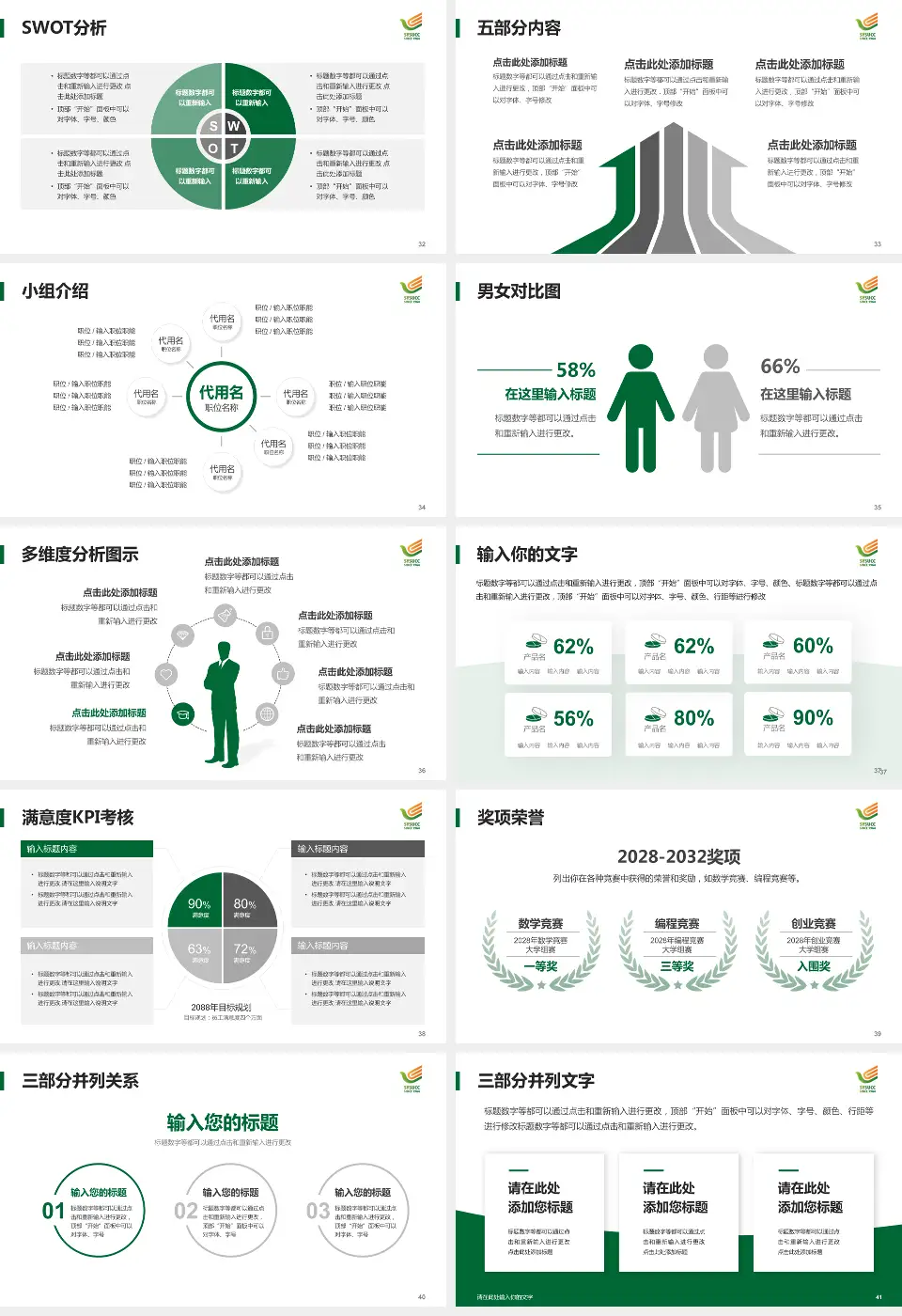中山大学肿瘤防治中心医疗行业比赛专用PPT模板16:9格式幻灯片预览图5