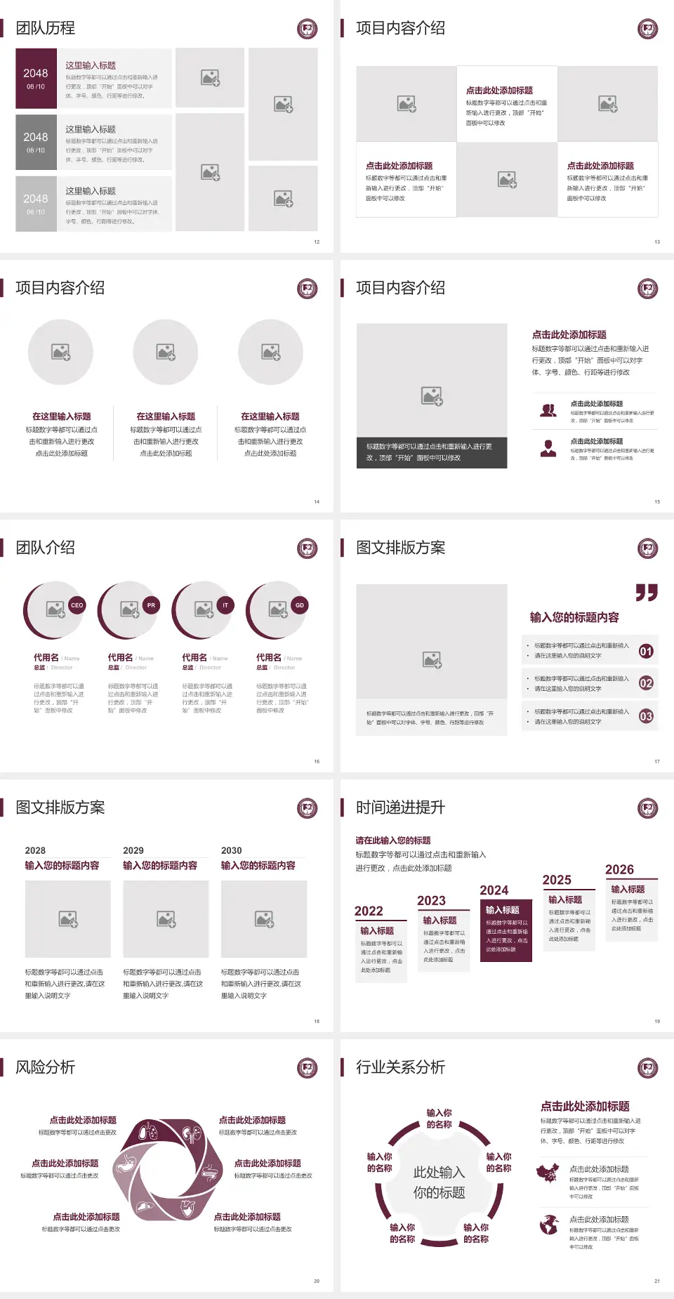中国医学科学院阜外医院深圳医院个人求职应聘简历PPT模板4:3格式幻灯片预览图3
