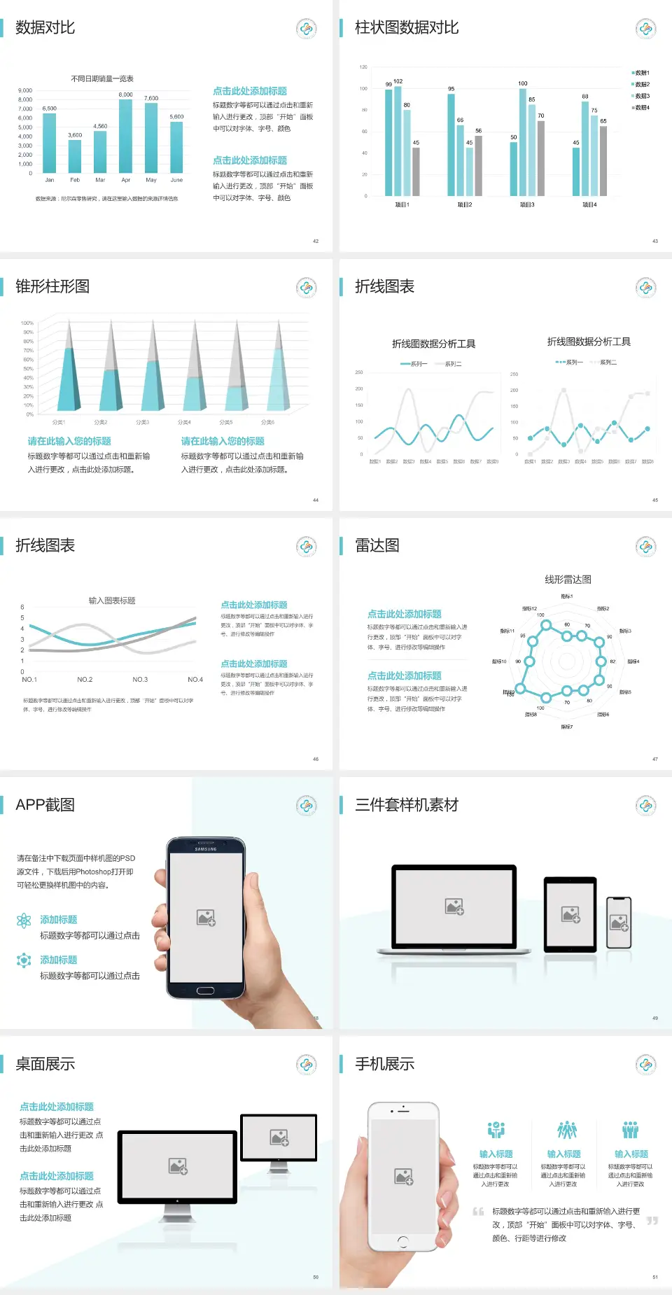中山大学附属第三医院医院管理报告PPT模板4:3格式幻灯片预览图6