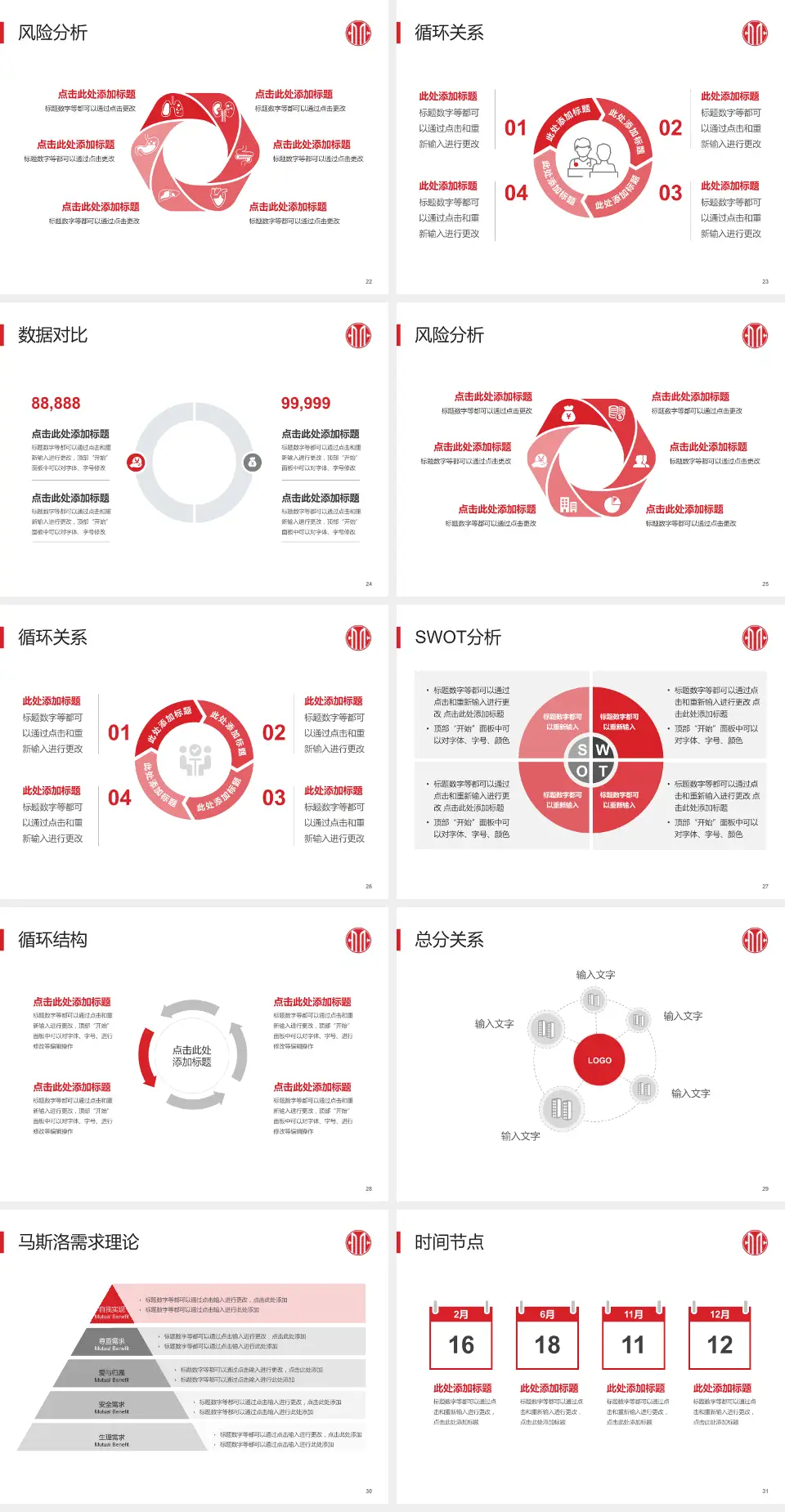 中信惠州医院科研成果展示PPT模板4:3格式幻灯片预览图4