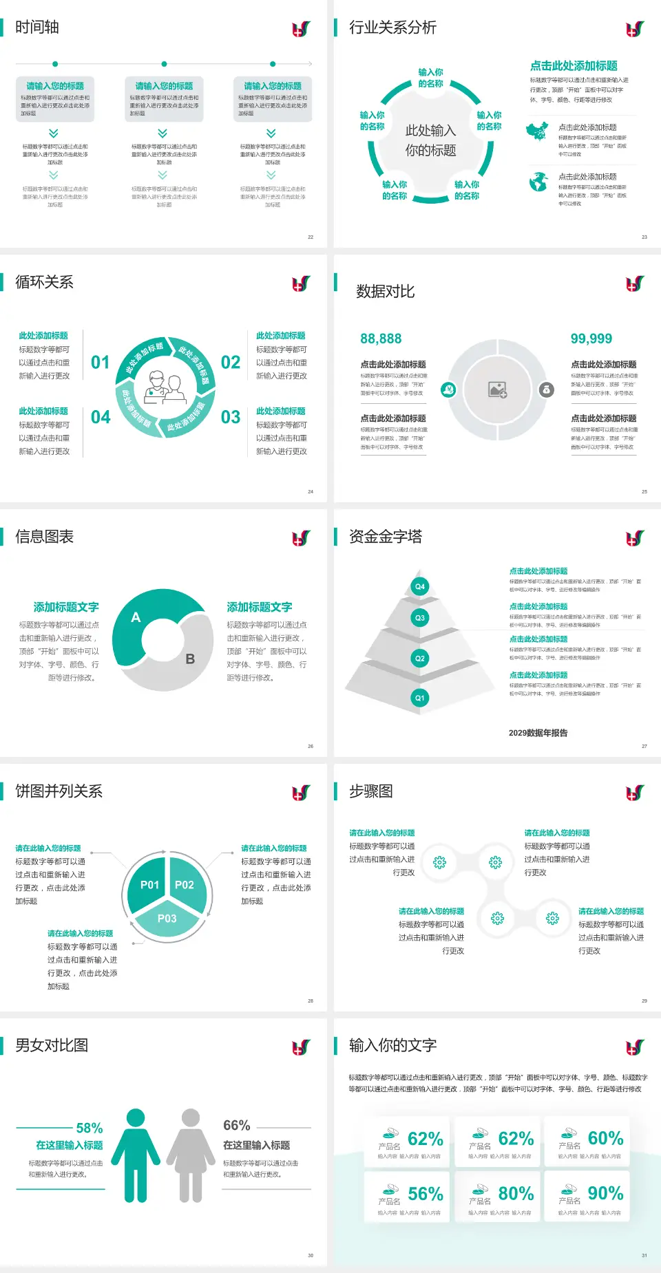 佛山市顺德区第一人民医院医院管理报告PPT模板4:3格式幻灯片预览图4