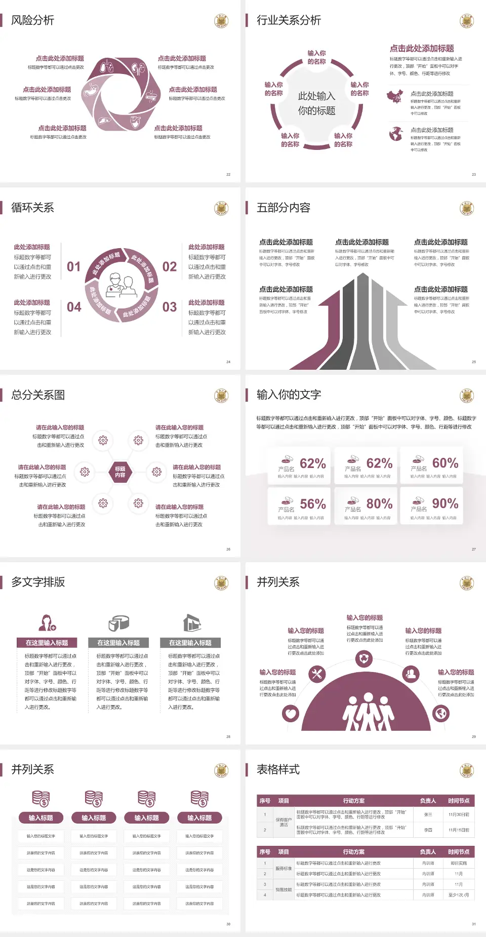 中山大学附属第一医院惠亚医院科室介绍与推广PPT模板4:3格式幻灯片预览图4