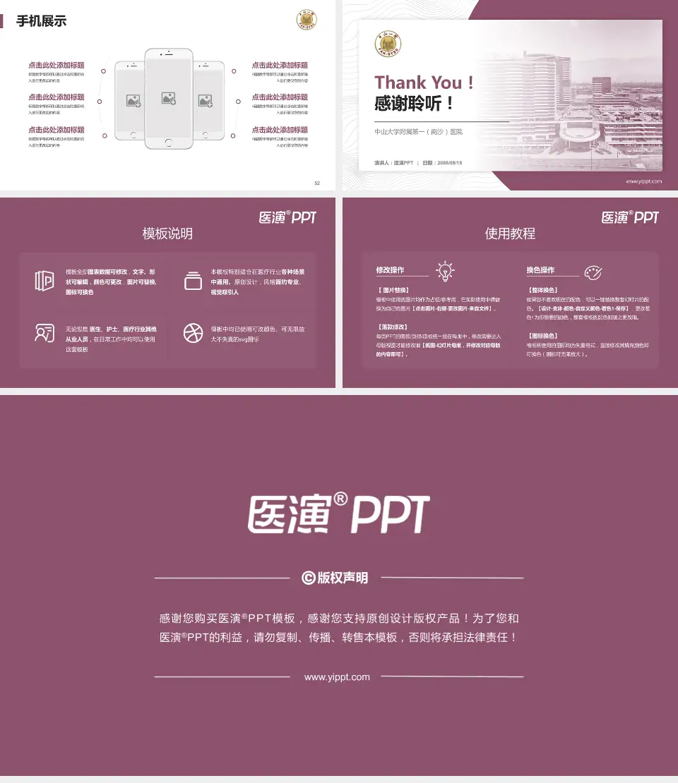 中山大学附属第一（南沙）医院医院管理报告PPT模板16:9格式幻灯片预览图7