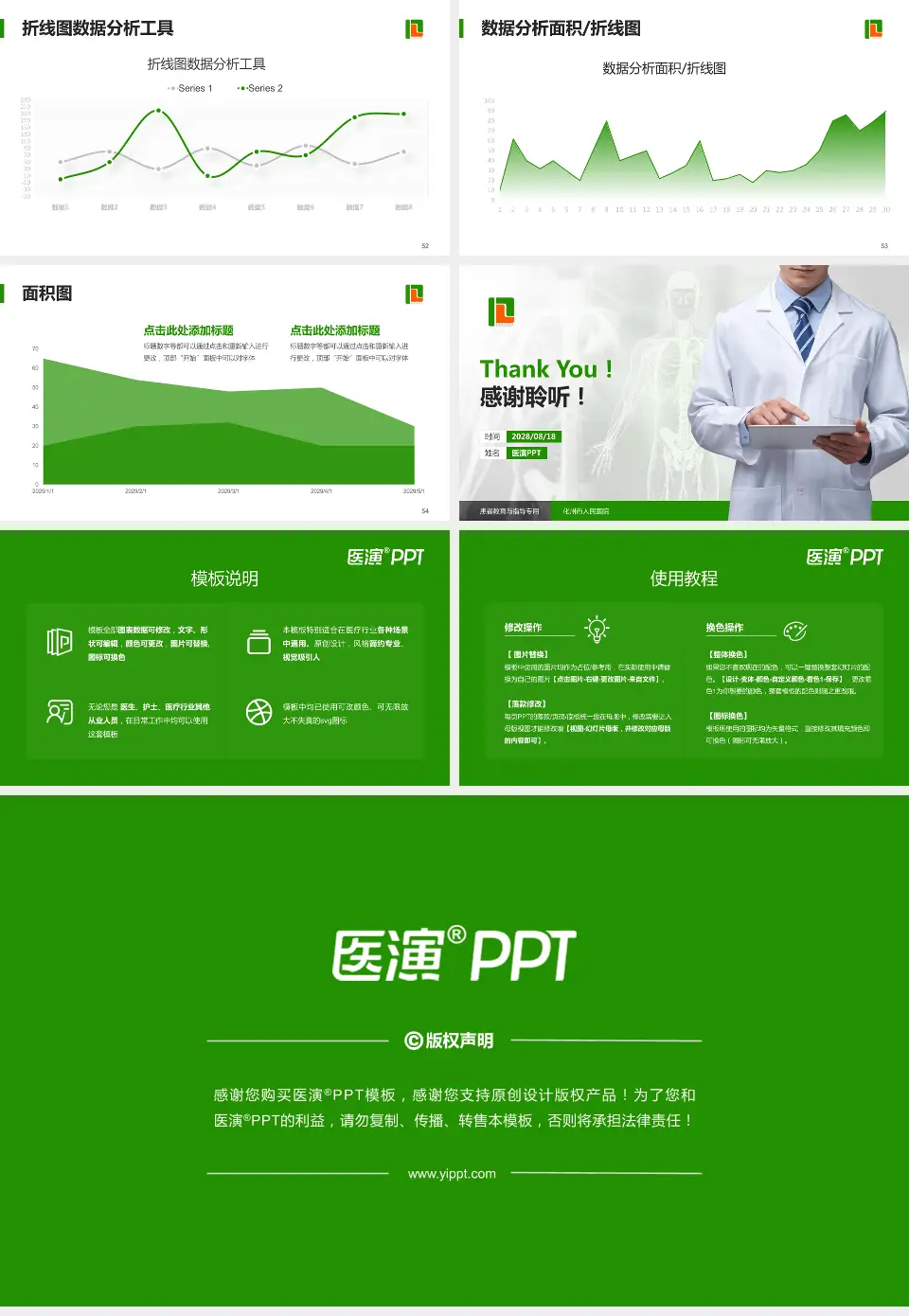 化州市人民医院患者教育与指导PPT模板16:9格式幻灯片预览图7