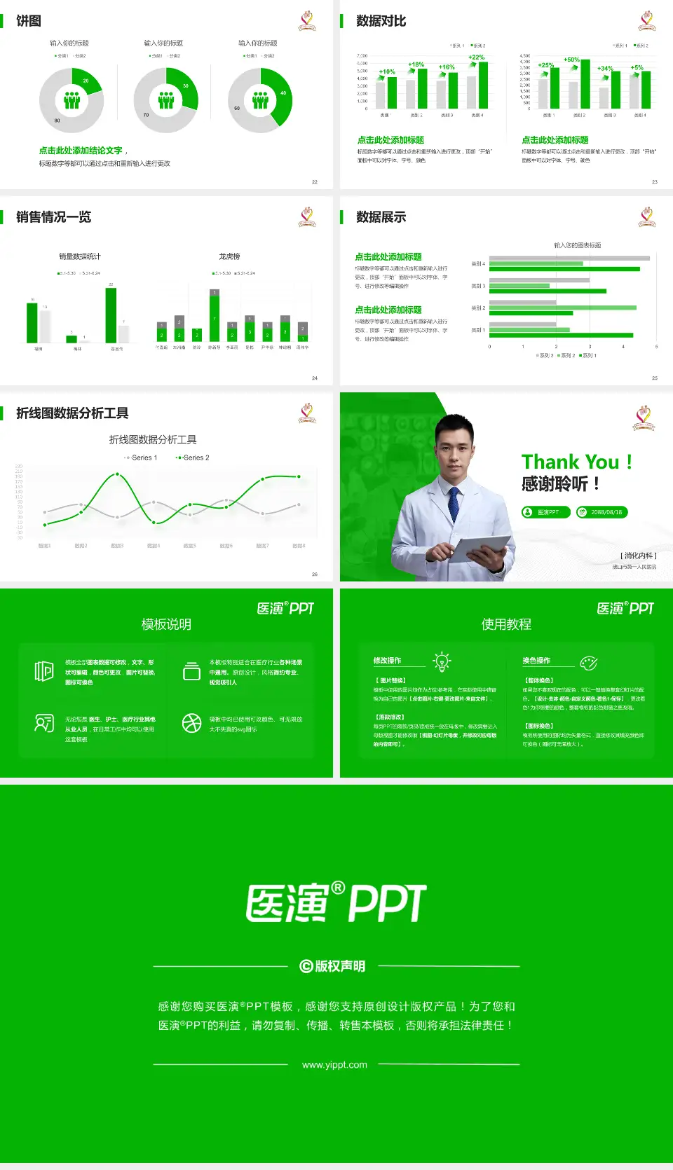 佛山市第一人民医院病例分享与讨论PPT模板16:9格式幻灯片预览图4