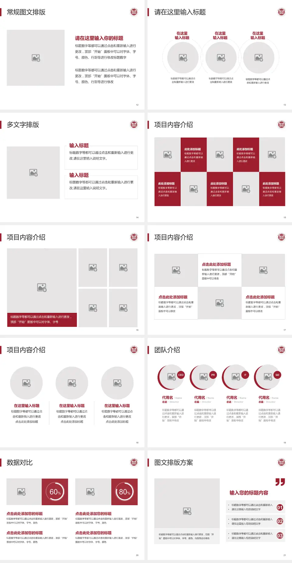 中山大学附属口腔医院品管圈PDCA演示专用PPT模板4:3格式幻灯片预览图3