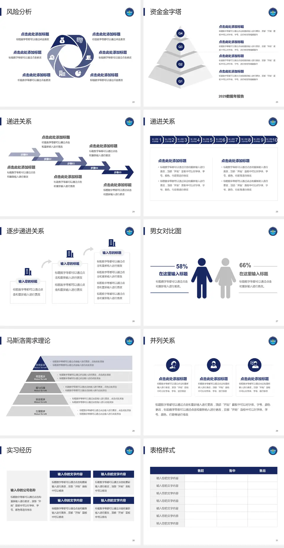 中国医学科学院肿瘤医院深圳医院项目申请与汇报PPT模板4:3格式幻灯片预览图4