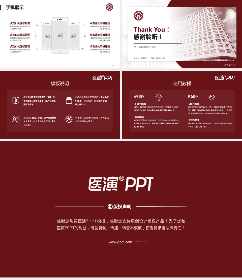 中山大学附属第六医院医院管理报告PPT模板16:9格式幻灯片预览图7