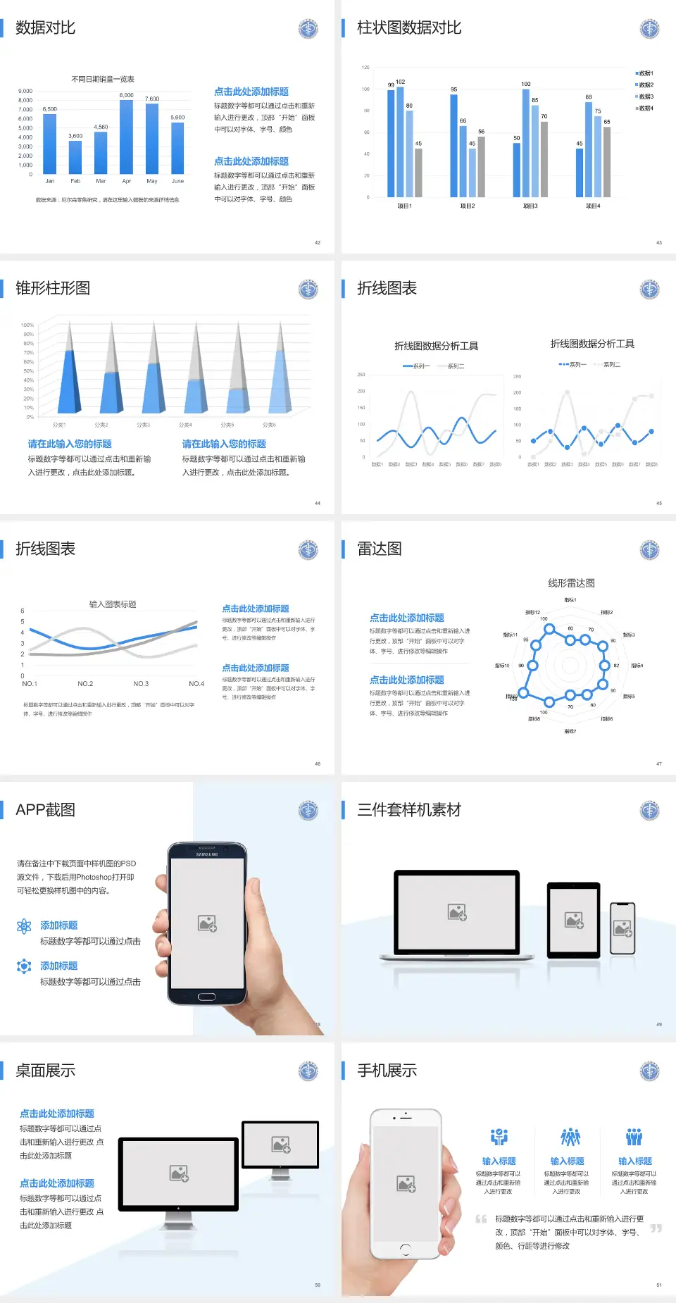 北京大学深圳医院医院管理报告PPT模板4:3格式幻灯片预览图6